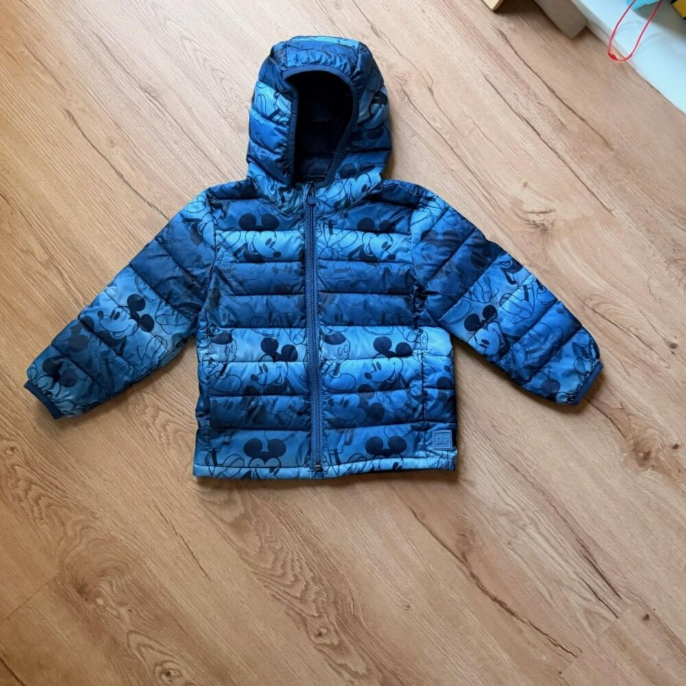 Gap Disney Puffer Jacket Mickey Mouse - Size 3yo